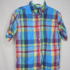 Boys Ralph Lauren Madras Plaid shirt Size 6